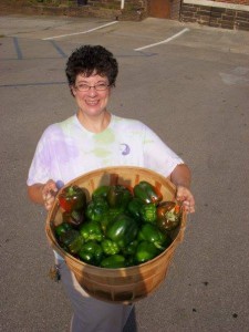 sally with peppers